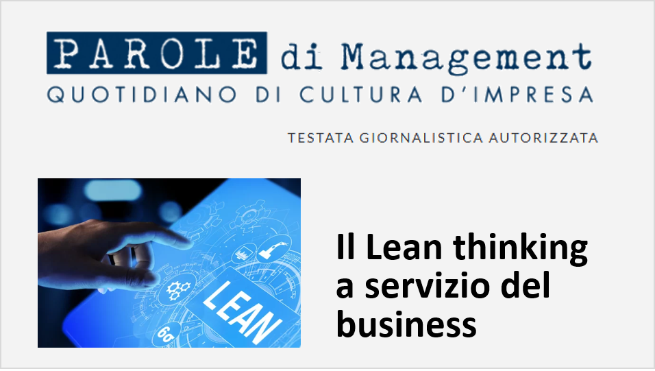 Words of Management | Lean thinking in the service of business