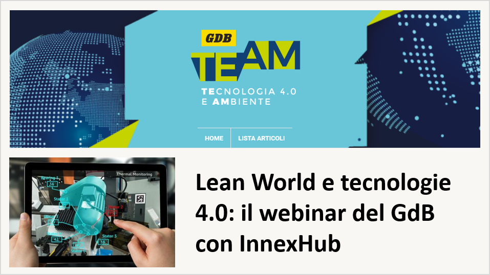 Giornaledibrescia.it | Lean World and 4.0 technologies: the GdB webinar with InnexHub