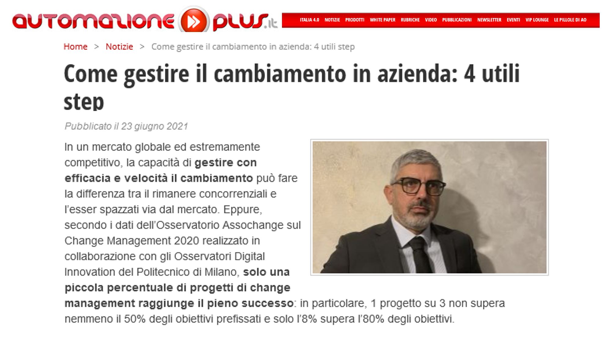 Automation Plus | How to manage change in the enterprise: 4 useful steps