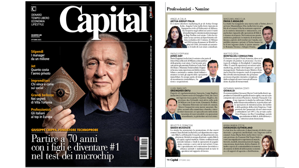 CAPITAL | Professionisti, nomine