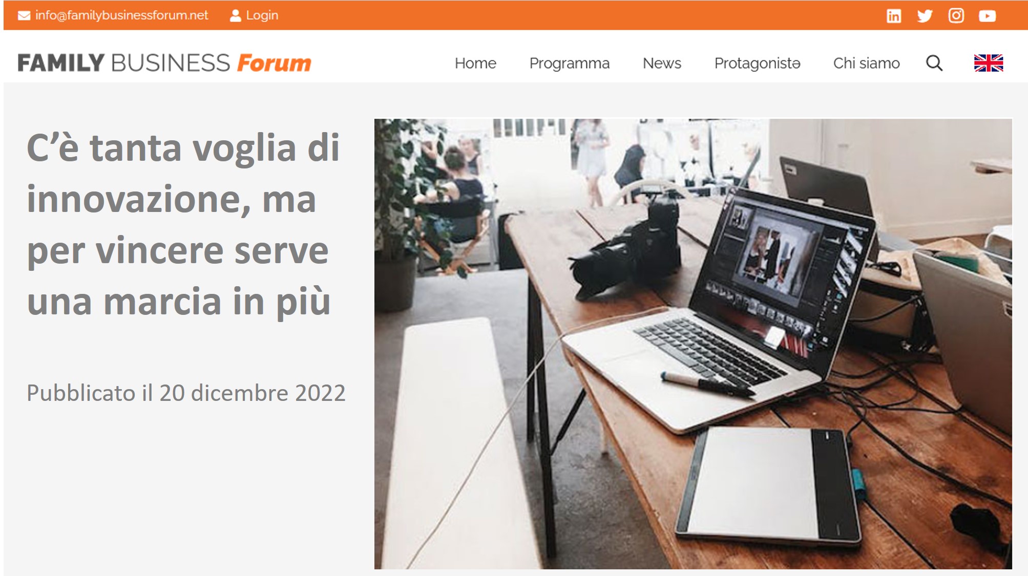 FamiliBusinessForum.net | There's a lot of desire for innovation, but to win you need an extra gear