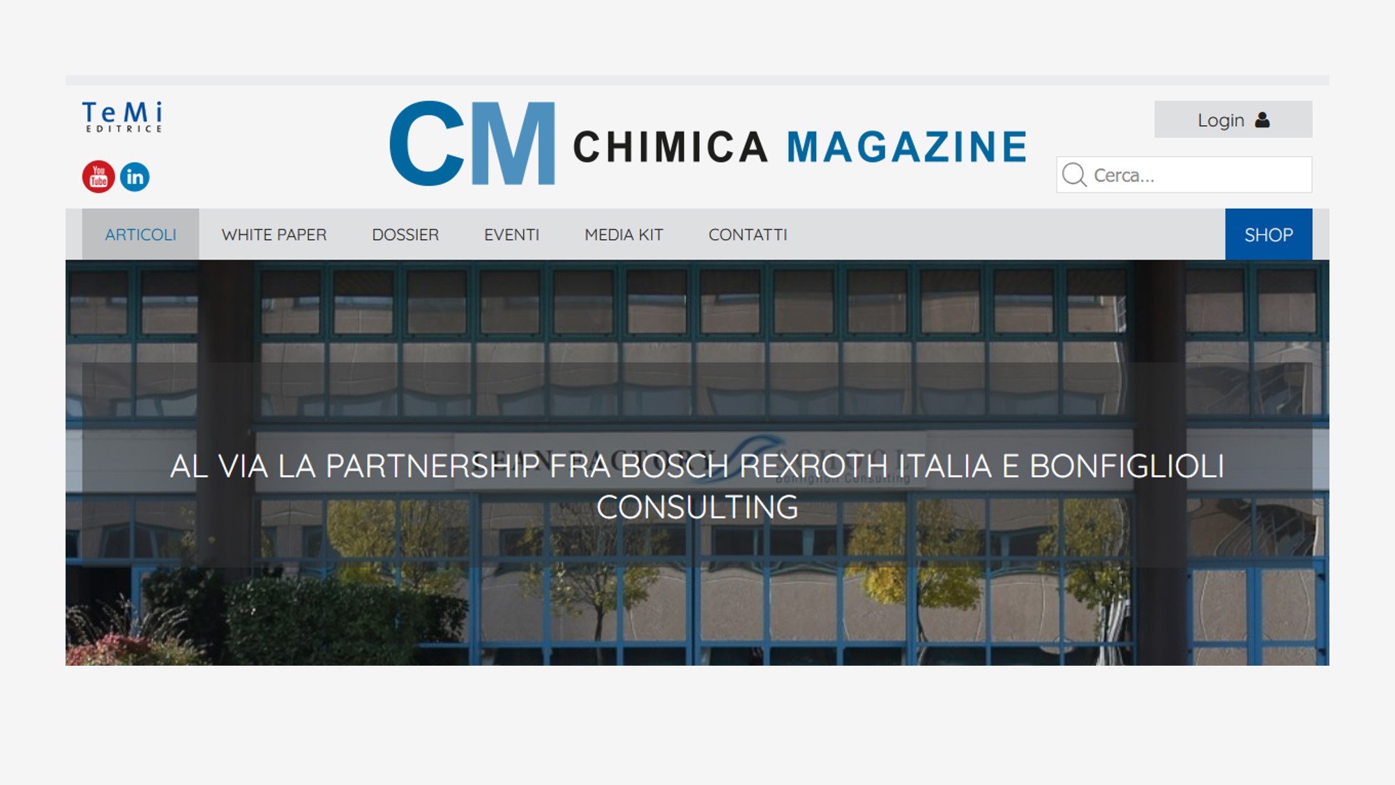 CHIMICAMAGAZINE.COM | Partnership between Bosch Rexroth Italia and Bonfiglioli Consulting kicks off