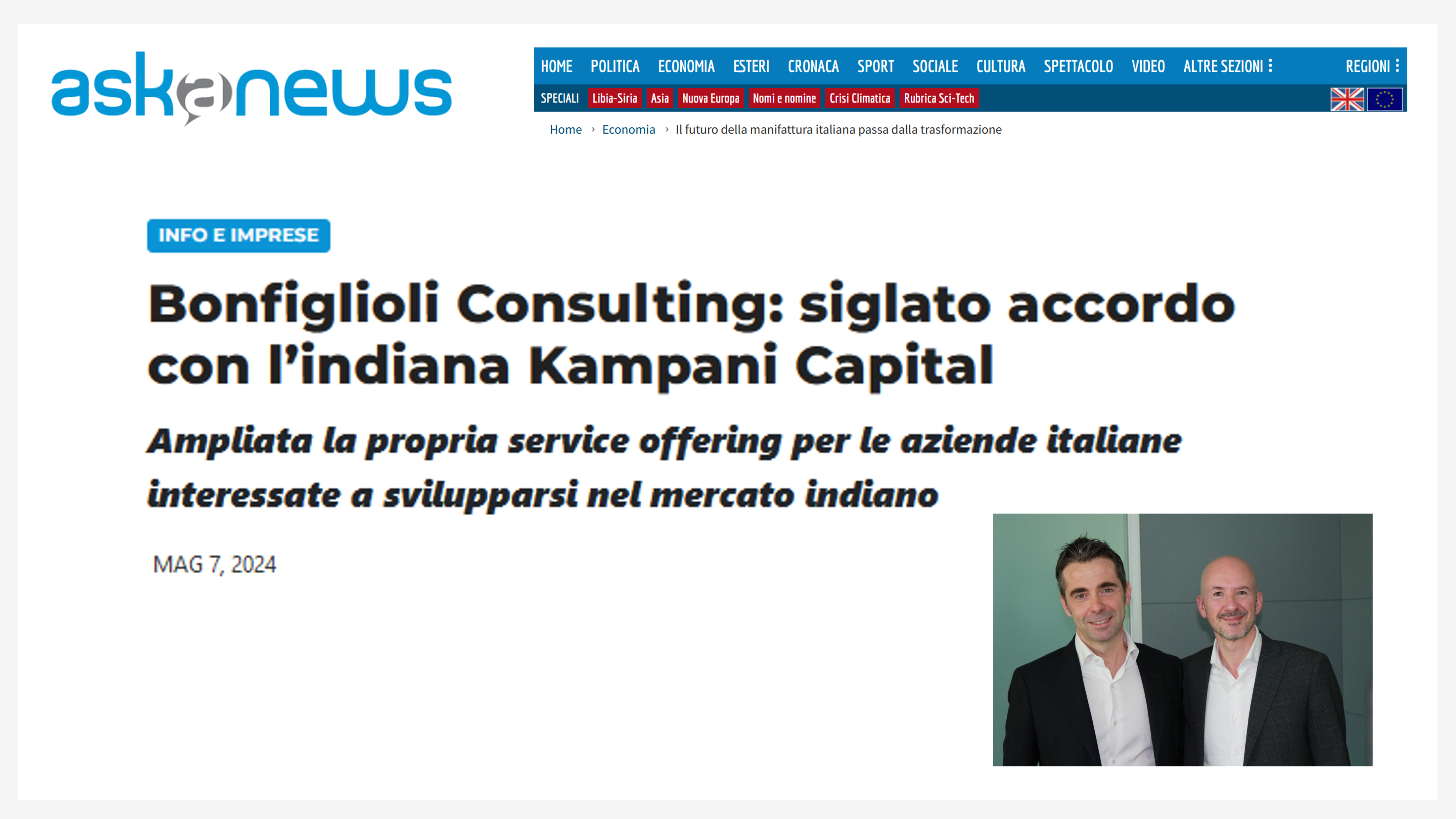 Askanews.com | May 7, 2024