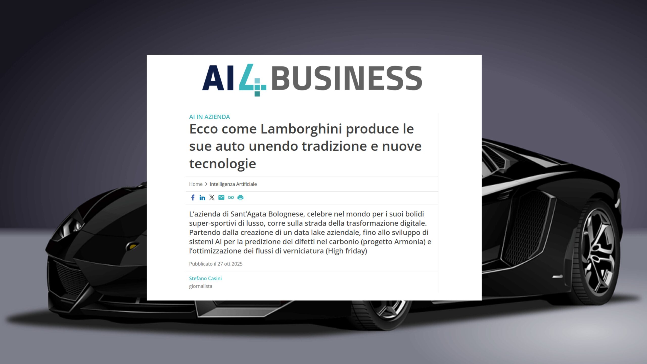 AI4BUSINESS | 27 ottobre 2025