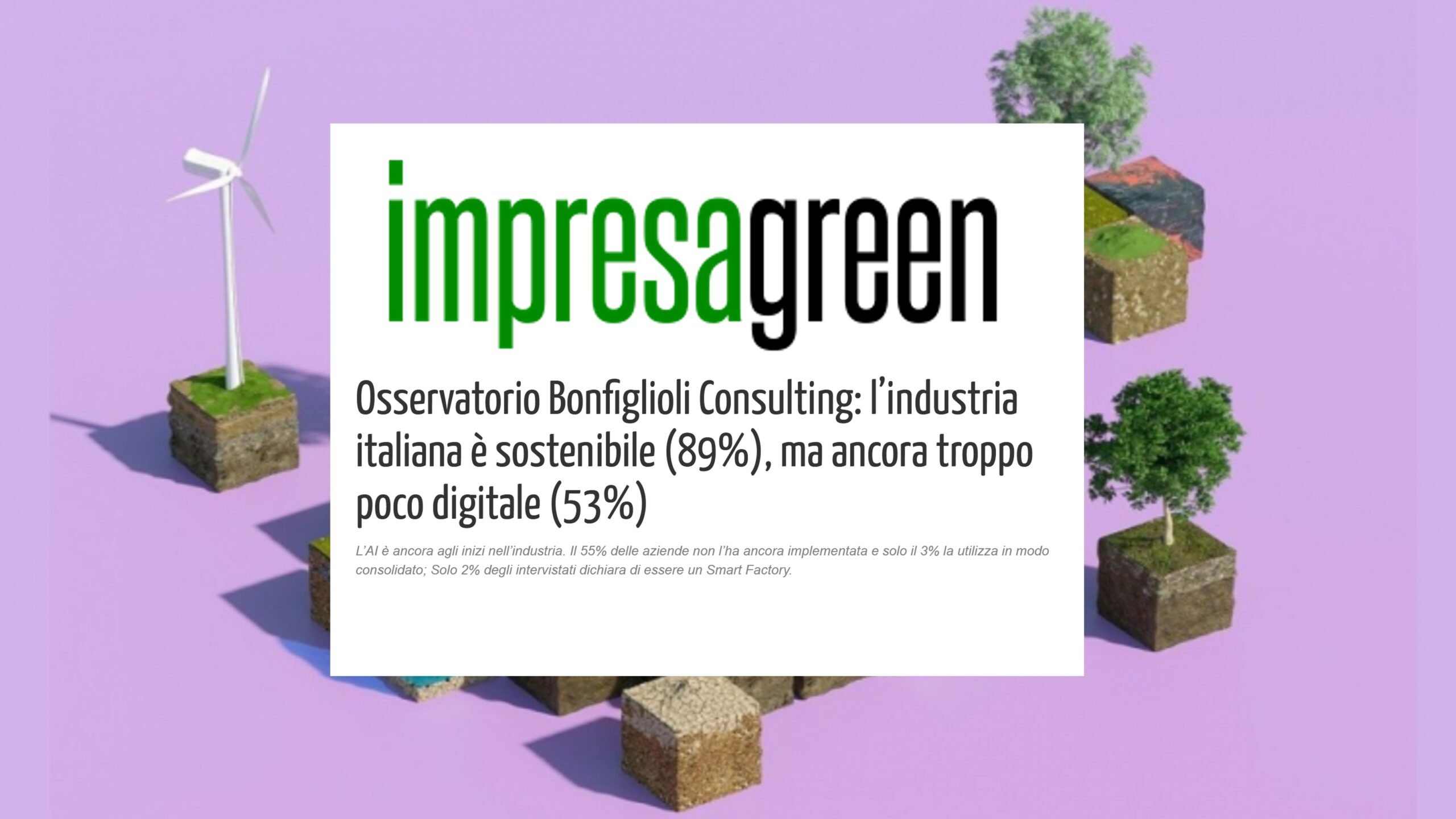 eport Osservatorio Bonfiglioli Consulting sostenibilità digitalizzazione industria italiana