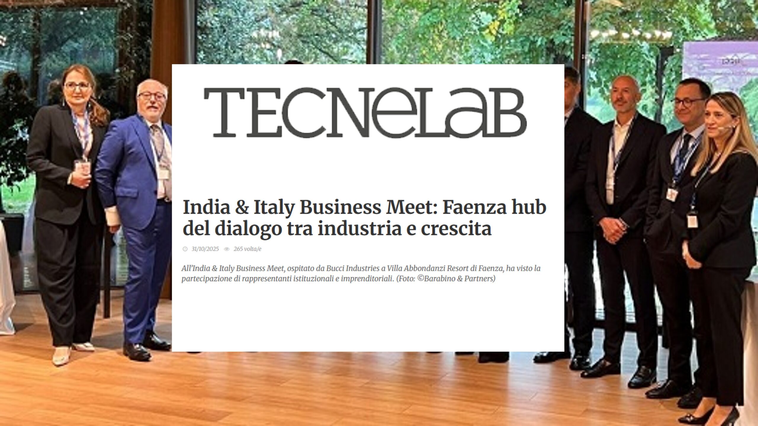 Tecnelab | 31 ottobre 2025